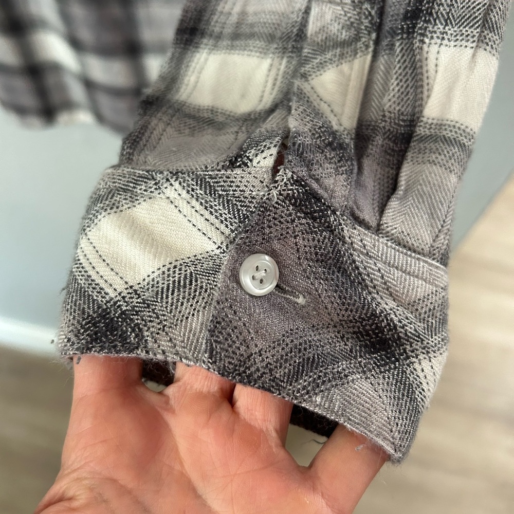 Rails Soft Plaid Button Up Shirt - image 8